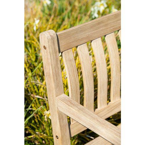 Vondel parkbench - 120 cm - eucalyptus white wash