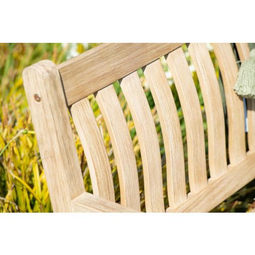 Vondel parkbench - 150 cm - eucalyptus white wash