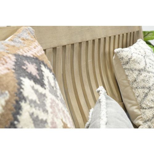 Vondel parkbench - 190 cm - eucalyptus white wash