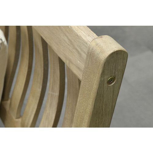 Vondel parkbench - 190 cm - eucalyptus white wash