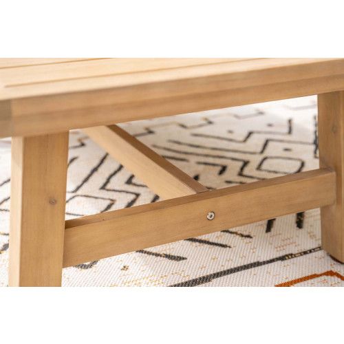 Santos loungeset - 4-pieces- acacia wood with white wash - rope taupe - grey sand