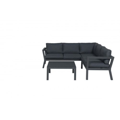 Colorado loungeset - 3-pieces - carbon black -  reflex black
