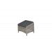 Cuba footrest - vintage willow - reflex black