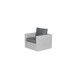Orangebird lounge chair - vintage grey - reflex black