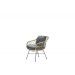 Margriet dining chair - carbon black -  natural rotan - mystic grey