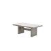 Tennessee lounge-dining table - 180x100 cm - vintage willow - light  teak vironwood