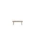 Decala sportbench - aluminium - light teak look - desert sand