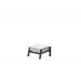 Lincoln footrest - carbon black -  desert sand